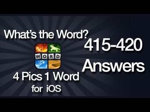 Video guide by AppAnswers: What's the word? level 415-420 #whatstheword