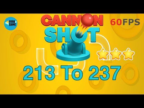 Video guide by SSSB Games: Cannon Shot! Level 213 #cannonshot