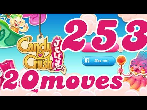 Video guide by Pete Peppers: Candy Crush Jelly Saga Level 253 #candycrushjelly