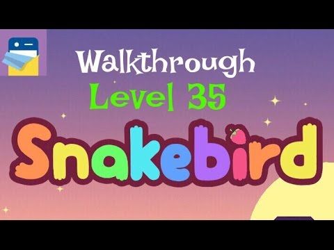 Video guide by App Unwrapper: Snakebird Level 35 #snakebird