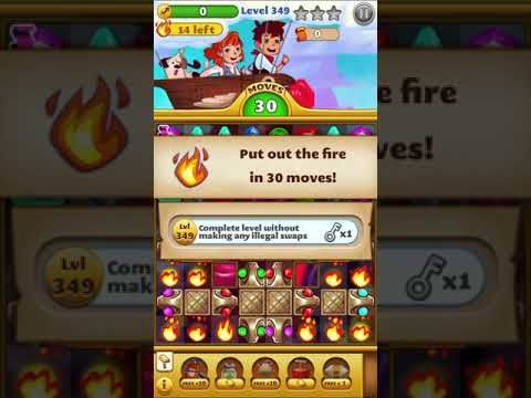 Video guide by IOS Bubbles: Jewel Mania Level 349 #jewelmania