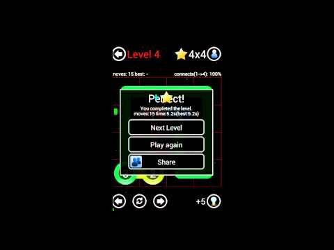 Video guide by DefeatAndroid: Connect-All level 4 #connectall