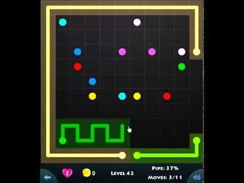 Video guide by Flow Game on facebook: Flow Game Level 42 #flowgame