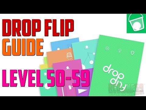 Video guide by Redline69 Games: Drop Flip Level 50-59 #dropflip