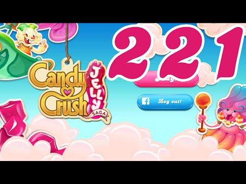 Video guide by Pete Peppers: Candy Crush Jelly Saga Level 221 #candycrushjelly