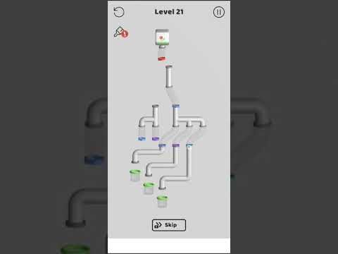 Video guide by Mobile games: Pipes Level 21 #pipes