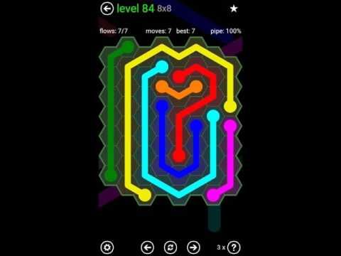 Video guide by Play4Fun: Flow Free: Hexes Level 84 #flowfreehexes
