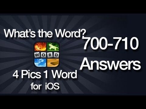 Video guide by AppAnswers: What's the word? level 700-710 #whatstheword