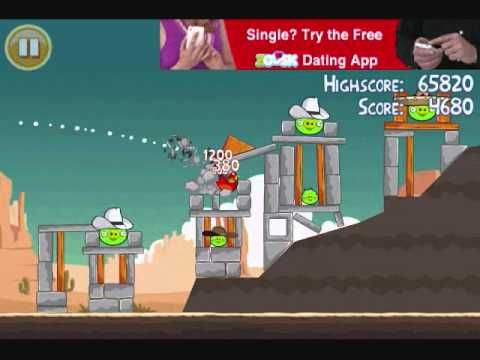 Video guide by RealMenofAngryBirds: Angry Birds Free Theme 6 #angrybirdsfree