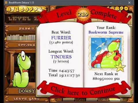 Video guide by Leo August: Bookworm Level 219 #bookworm