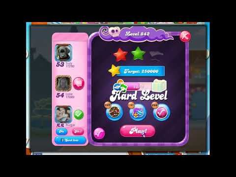 Video guide by Suzy Fuller: Candy Crush Level 842 #candycrush