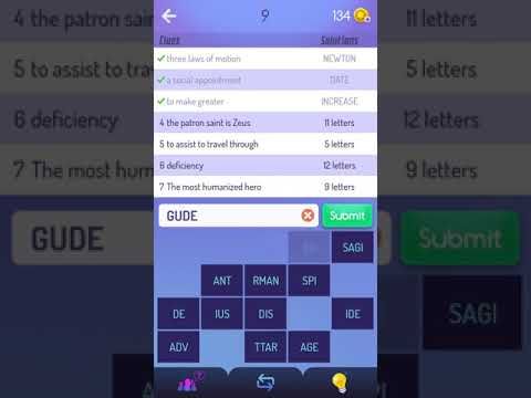 Video guide by RebelYelliex: 7 Little Words Level 9 #7littlewords