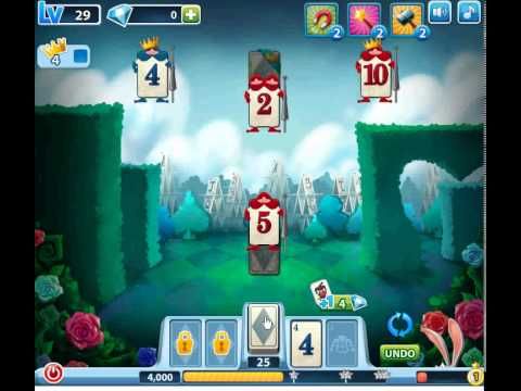 Video guide by Jiri Bubble Games: Solitaire in Wonderland Level 29 #solitaireinwonderland