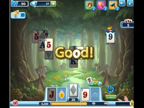 Video guide by Jiri Bubble Games: Solitaire in Wonderland Level 90 #solitaireinwonderland