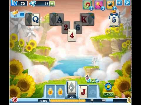 Video guide by Jiri Bubble Games: Solitaire in Wonderland Level 70 #solitaireinwonderland