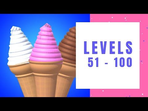 Video guide by Top Games Walkthrough: Ice Cream Level 51-100 #icecream