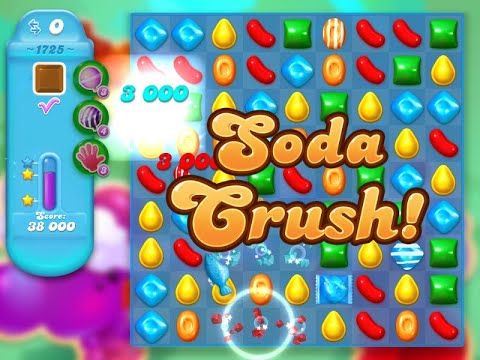Video guide by Kazuo: Candy Crush Soda Saga Level 1725 #candycrushsoda