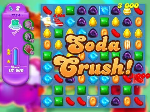 Video guide by Kazuo: Candy Crush Soda Saga Level 1724 #candycrushsoda