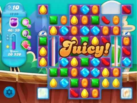 Video guide by skillgaming: Candy Crush Soda Saga Level 1239 #candycrushsoda