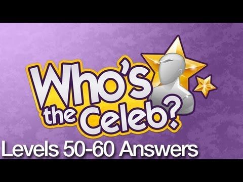 Video guide by AppAnswers: Who's the Celeb? level 50-60 #whostheceleb