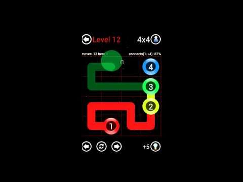 Video guide by DefeatAndroid: Connect-All level 12 #connectall
