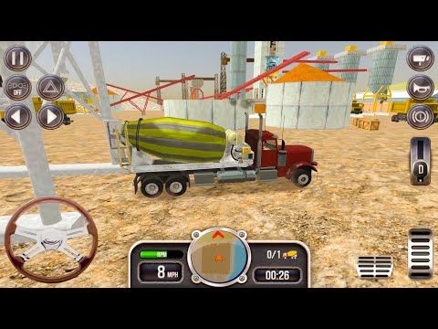 Video guide by Racing Park: Cement Truck Level 1 #cementtruck