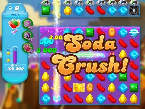 Video guide by Kazuo: Candy Crush Soda Saga Level 1761 #candycrushsoda