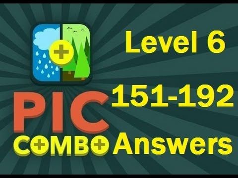 Video guide by Helpyouwinit: Pic Combo level 151-192 #piccombo