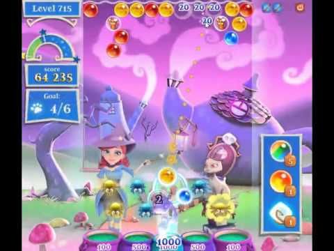 Video guide by skillgaming: Bubble Witch Saga 2 Level 715 #bubblewitchsaga