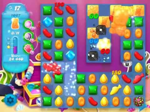 Video guide by skillgaming: Candy Crush Soda Saga Level 1067 #candycrushsoda