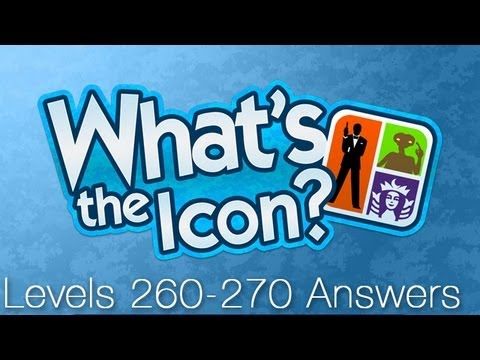 Video guide by AppAnswers: What's the Icon? level 260-270 #whatstheicon