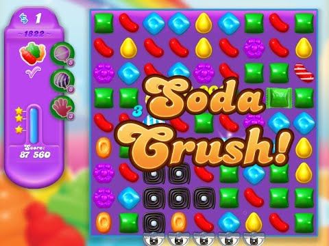 Video guide by Kazuo: Candy Crush Soda Saga Level 1822 #candycrushsoda