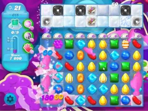 Video guide by skillgaming: Candy Crush Soda Saga Level 615 #candycrushsoda