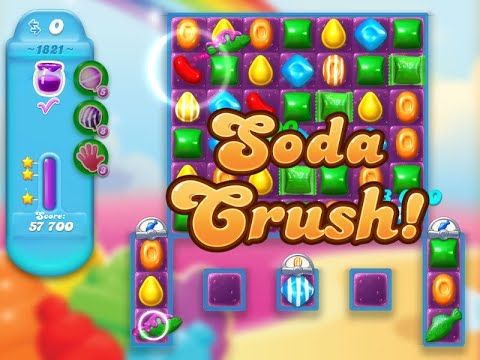 Video guide by Kazuo: Candy Crush Soda Saga Level 1821 #candycrushsoda