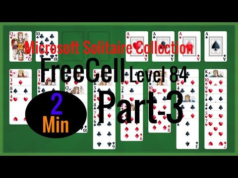 Video guide by Shawn M5TO: FreeCell Level 84 #freecell