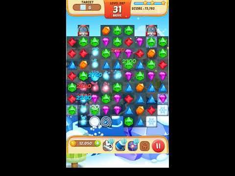 Video guide by Apps Walkthrough Tutorial: Jewel Match King Level 287 #jewelmatchking
