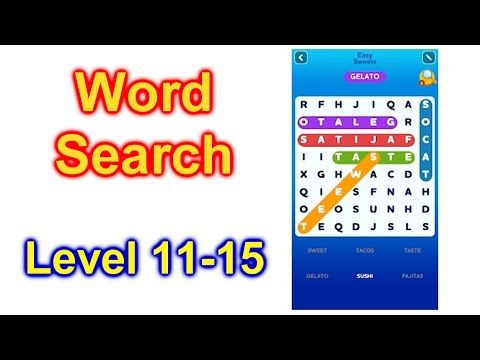 Video guide by bwcpublishing: ''Word Search'' Level 11-15 #wordsearch