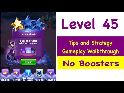 Video guide by Grumpy Cat Gaming: Bejeweled Stars Level 45 #bejeweledstars