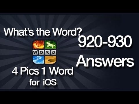 Video guide by AppAnswers: What's the word? level 920-930 #whatstheword