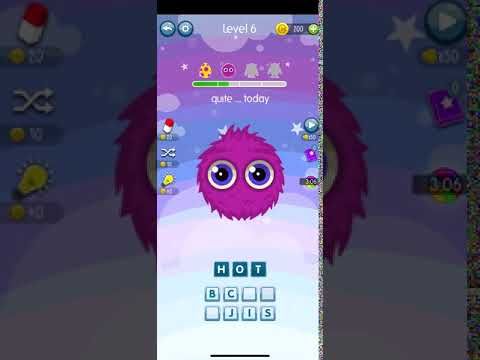 Video guide by RebelYelliex: Word Monster Level 6 #wordmonster