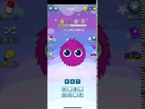 Video guide by RebelYelliex: Word Monster Level 7 #wordmonster