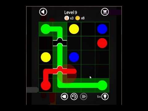 Video guide by Puzzlegamesolver: Flow Line: Bridge level 9 #flowlinebridge