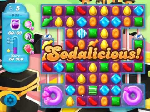 Video guide by skillgaming: Candy Crush Soda Saga Level 968 #candycrushsoda