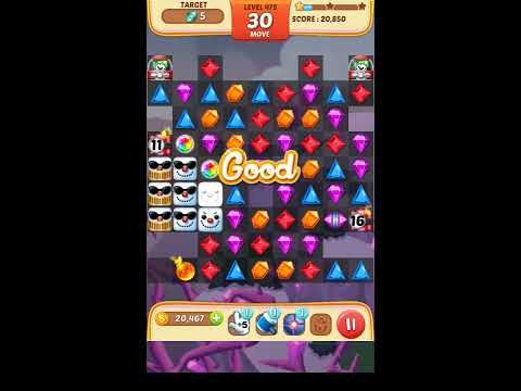 Video guide by Apps Walkthrough Tutorial: Jewel Match King Level 475 #jewelmatchking