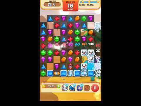 Video guide by Apps Walkthrough Tutorial: Jewel Match King Level 195 #jewelmatchking