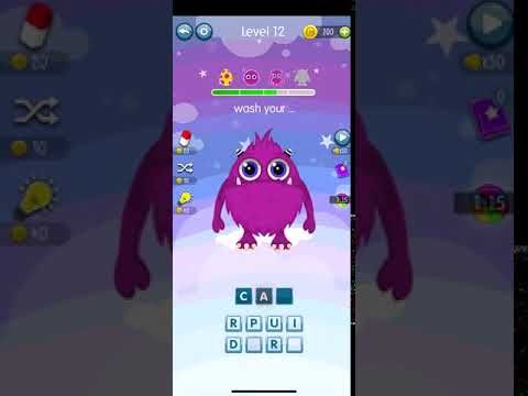Video guide by RebelYelliex: Word Monster Level 12 #wordmonster