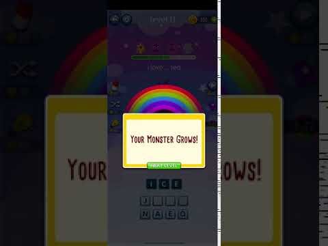 Video guide by RebelYelliex: Word Monster Level 11 #wordmonster