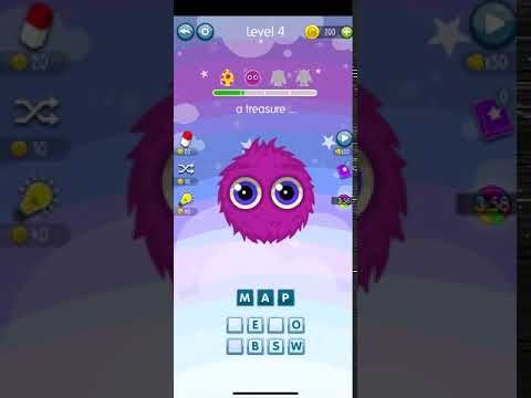 Video guide by RebelYelliex: Word Monster Level 4 #wordmonster