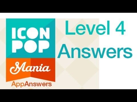 Video guide by AppAnswers: Icon Pop Mania level 4 #iconpopmania