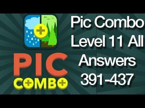 Video guide by AppAnswers: Pic Combo level 391-437 #piccombo